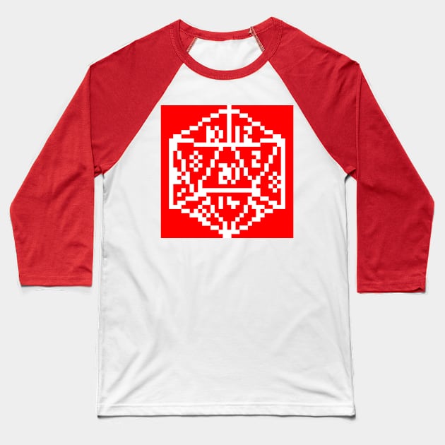 D20 Baseball T-Shirt by Dwarf's forge